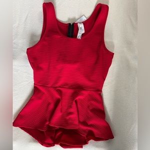 Cute Gracie Dressy Red Top Never Worn